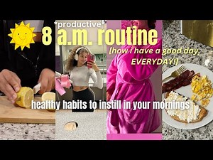 My 8 AM Winter Morning Routine 🌞 How to Start Your Day Off Right EVERY Day | vlogmas day 4