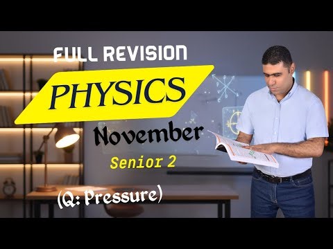 Pressure Problem Solving — Physics Grade 11 (Languages Section) | November Exam Practice