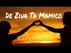 De ziua ta mamico | Instrumental | Karaoke | Negativ | Cantec Pentru Scolari Si Prescolari