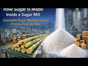 How Sugar Is Made Inside a Sugar Mill | Complete Sugar Manufacturing Process Step by Step