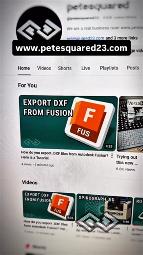 pete on Instagram: "www.petesquared23.com for the printer stand files and visit our YouTube channel for the “how to export DXF files from Fusion” tutorial. @adskfusion @bambulab_official #cncwood #3dprinting #fusion360 #bambulab"