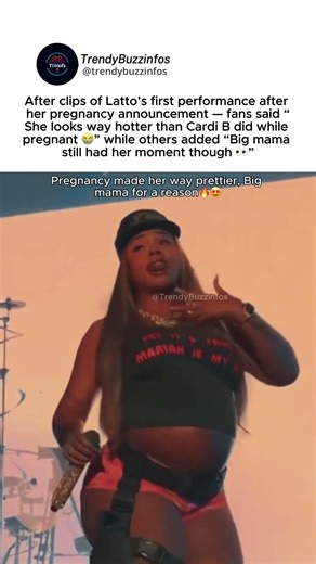 Latto first performance after pregnancy “way hotter than Cardi B” goes viral #latto #cardib