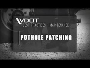 Pothole Patching