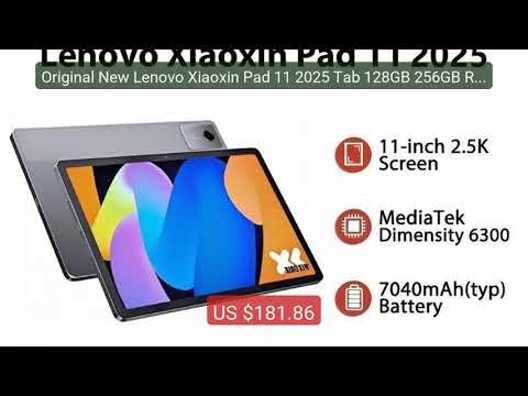 Original New Lenovo Xiaoxin Pad 11 2025 Tab 128GB 256GB ROM... — Top Pick 2026 | Unbeatable Price!