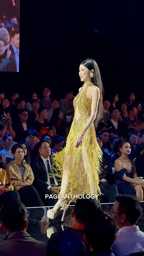 Miss Cosmo Hong Kong Xiao Min Lin during Miss Cosmo 2025 Preliminary | Pageanthology