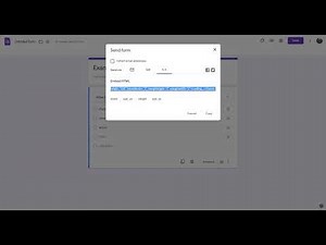 Embedding Google Forms Survey to Blogger post