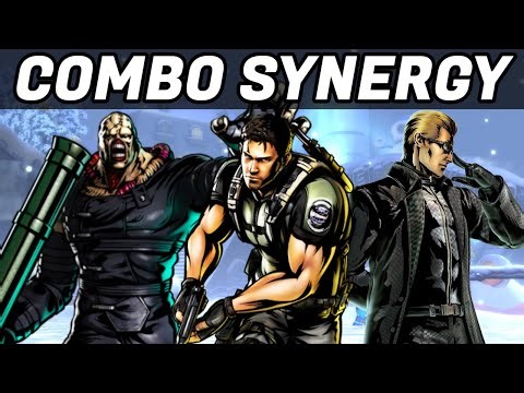TEAM RESIDENT EVIL #1 COMBOS! (UMVC3)