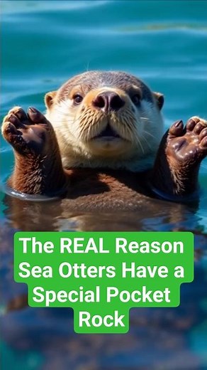 The REAL Reason Sea Otters Have a Special Pocket Rock
