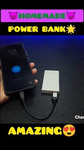 powerful power bank build at home 🔥⚡#shorts#diy