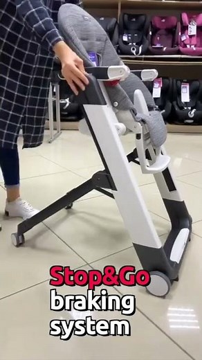 Peg Perego Siesta - quick high chair overview in 1 minute #shorts