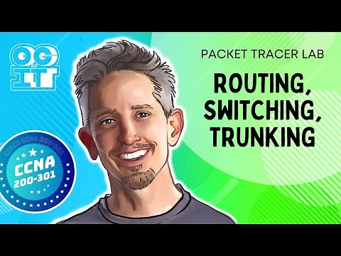 Packet Tracer Lab Routing Switching Trunking | Cisco CCNA 200-301