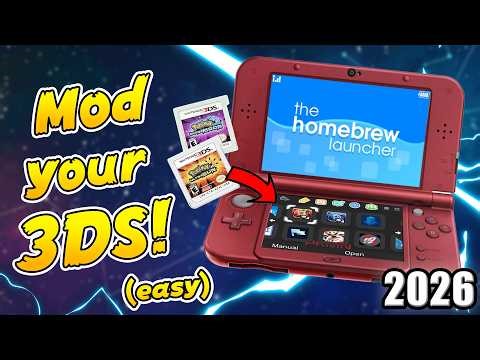 How to Mod your 3DS in 2026! (Full Guide) | Homebrew Launcher, Install Games, + more!