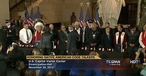 Native American Code Talkers Receive Congressional Gold Medal