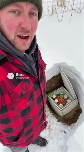 DIY cold storage #homestead #offgrid #diy #shorts #lifehacks