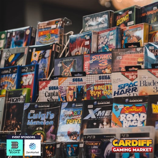 In paid partnership with Replay Events. On Sunday, 19th October Cardiff Gaming Market will be back at Utilita Arena. 📍 The Video Game Markets are the biggest and longest running gaming markets in the UK! If you don't know what Gaming Markets are about, they're a huge one-day event packed with stalls selling retro and modern video games, consoles, merchandise, art, and collectibles – it’s a must-visit for gamers, collectors, and fans of all things gaming! 👾 🎟 First Door Early 11:00 Entry ticke