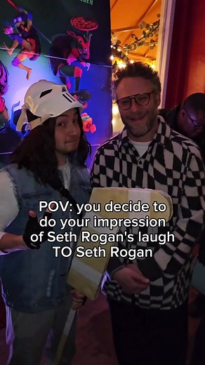 *insert Seth Rogen laugh* 😅 #sethrogen #sethrogenlaugh #comedy #funny #humor #meme #impressions #lol #pov #fun #trending #viral #video #foryou #fyp
