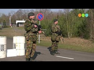 20th Infantry Battalion Guard and Security Corps National Reserve at the Princess Margriet Barracks
