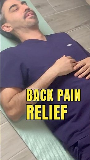 Back Pain Relief With A Towel