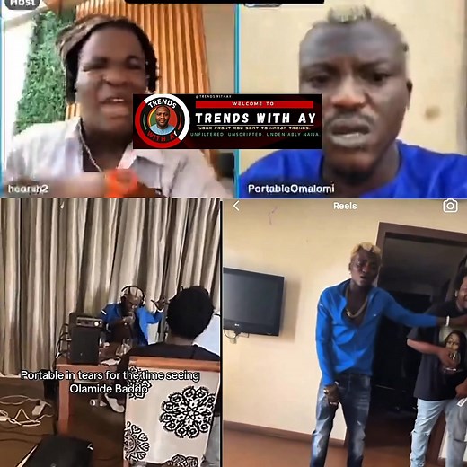 116K views · 4.1K reactions | "Olamide didn't shoot Zazzo video with me, he didn't stand alongside me in the video. I was the one that gave Olamide international recognition. Zazzo made Olamide. Why didn't Olamide call me for his show?" — Portable calls out Olamide for not calling him to his show. | Trends with Ay | Facebook