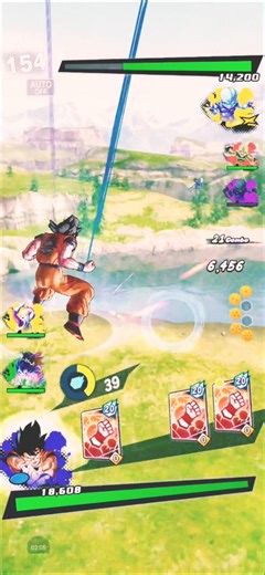 goku fights in celebrated dbz game for quick cuisine usage