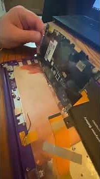 Inside view of a Gateway GWTN116-1PR 11.6" FHD Ultra Slim Notebook