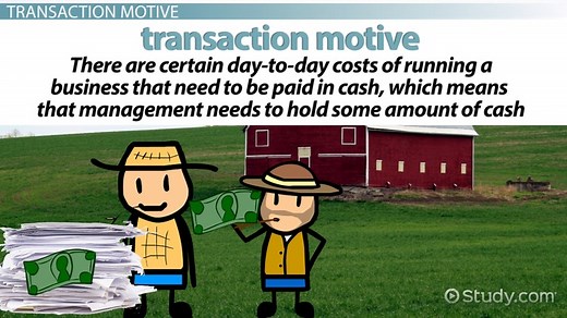 Motives for Holding Cash