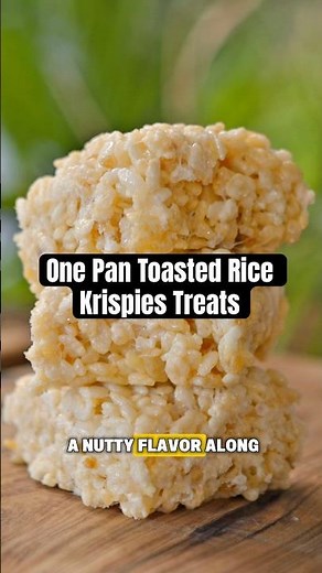 One Pan Toasted Rice Krispies Treats