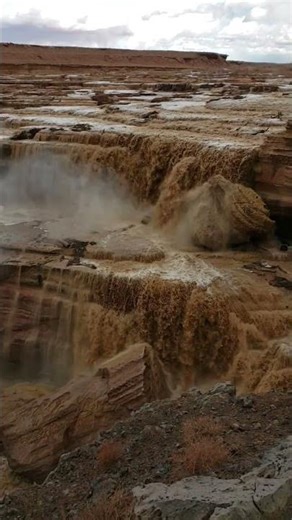 Grand Falls in Arizona. #waterfall #waterfalls #unique #nature #arizona