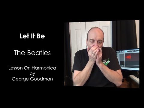 The Beatles Let It Be - How To Play On Harmonica with Tabs