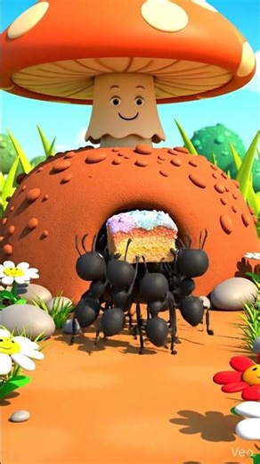 Little Ants Team Up to Bring Food Home! 🐜 | Tiny Ant Tales