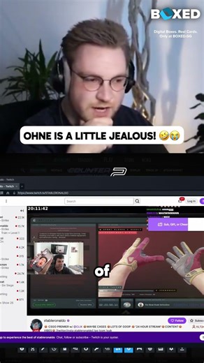 OhnePixel Getting Jealous Over StableRonaldo Terminal Unboxing 🤣