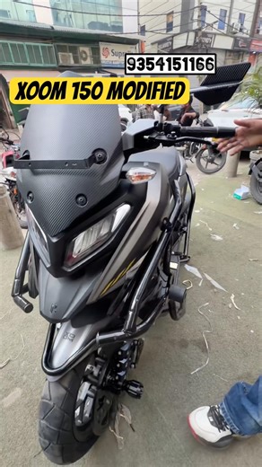 Hero Xoom 160 Modified | Full Modification Details + Cost #skdbikeworld #shortsvideo