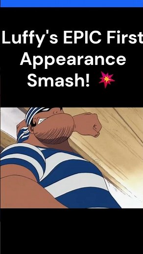 Luffy's EPIC First Appearance Smash! 💥 | One Piece Short