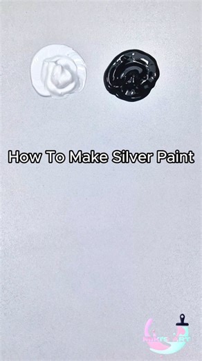 205 reactions | How to Make Silver Paint Easily #mixingcolors #diy #silver | Miki's Art | Facebook