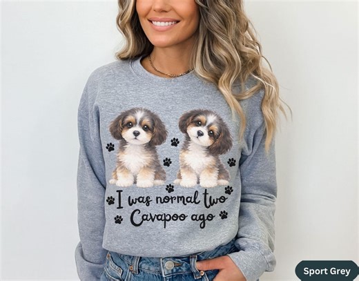 Funny Tricolored Cavapoo Shirt, Pet Dog Mom Shirt - Etsy