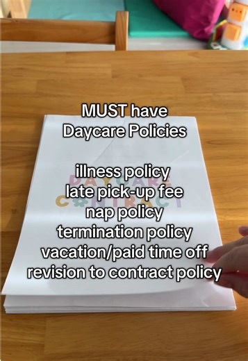 Something that isn’t talked about enough: your daycare contract is EVERYTHING. It’s not just paperwork…it’s the BACKBONE of your business. It protects your time, your income & your sanity. I spent 4 years revising mine based on real-life situations I was constantly running into in my program. & here’s the most important part: A contract only works if you ENFORCE it. Boundaries don’t mean anything if you don’t follow through & having everything in writing makes it SO much easier. ✨