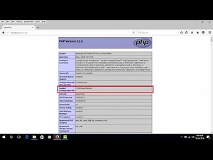 where is location php.ini and how edit php configuration file ( case appserv in windows 10 )