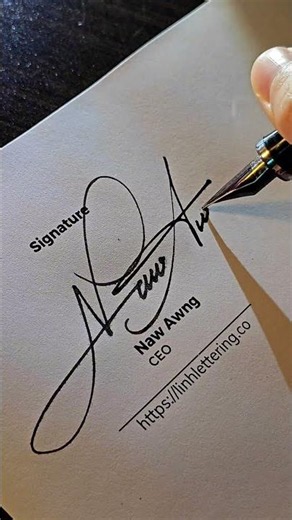 Naw Awng #signatureideas #initials #n #design #fypシ