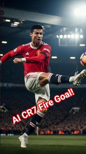 ⚽🤖 AI CR7 Fire Goal! | Cristiano Ronaldo Power Shot 🔥🚀