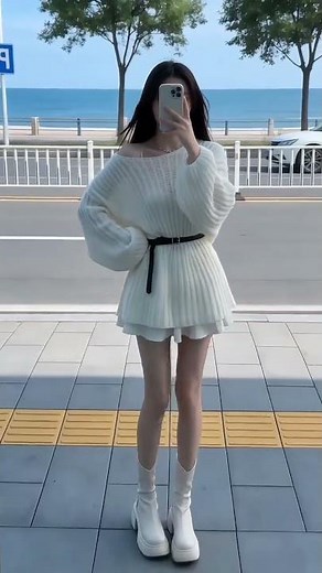 Early Spring Hot Girl Outfits: Girlish SummerOOTD SpringOOTD SummerOOTD