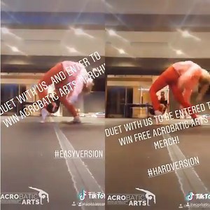 10K views · 88 reactions | New #acrochallenge !! Head over to Acrobatic Arts on TicTok and duet with @bellaklassen9 ! There are 2 versions, pick the one for your skill level! Let’s see you dance with us! Tag us on Instagram and TicTok to be entered to win free Acrobatic Arts merch!! #acrobaticarts #acroarts #acrobaticartscontest #tictok | Acrobatic Arts | Facebook