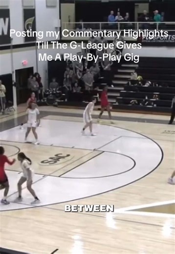 Another day another commentary highlight. @nbagleague let’s make it happen #commentary #sports #broadcasting #mic #collab