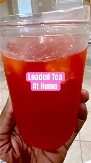 LOADED TEA AT HOME🥤🙌🏾 #loadedtea