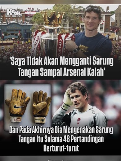 Sarung tangan Jens Lehmann dari perjalanan Arsenal yang tak terkalahkan pada musim 2003/04 😲🧤 Mantan kiper The Gunners musim itu mengatakan dia tidak akan mengganti sarung tangannya sampai Arsenal kalah 🔥 Dan pada akhirnya, dia menggunakan sarung tangan tersebut selama 48 pertandingan berturut-turut 💪 Tanpa pernah menggantinya sampai Arsenal kalah 👏 #jenslehmann #arsenal #football #fyp #viral