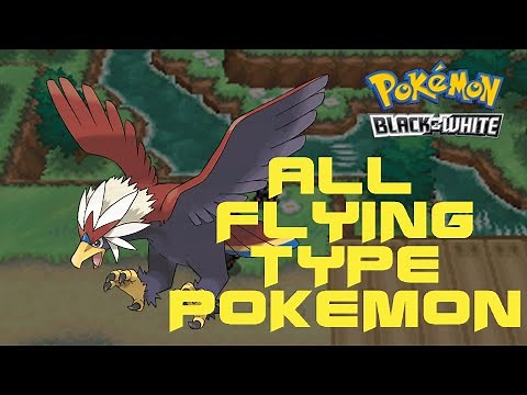 All Flying Types in Pokémon Black and White