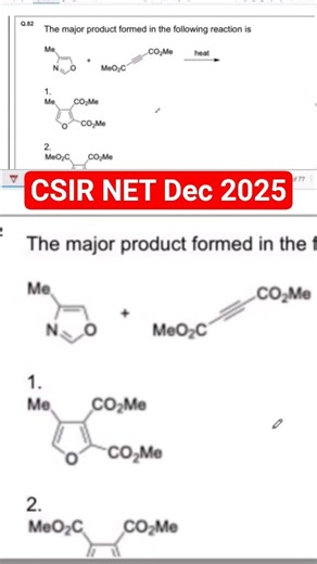 CSIR NET December 2025 Chemistry question paper solutions official answer key #organicchemistry