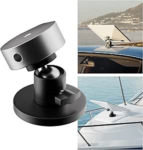 RVMARINEPAT Starlink Mini Magnetic Mount with Strong Stability & Adjustable Angle for Starlink Mini Dish for Car Roof Iron Surface Mounting Accessory