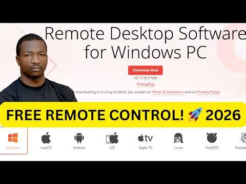 How to Control Any Device Remotely from Anywhere Using AnyDesk | Tutorial 2026