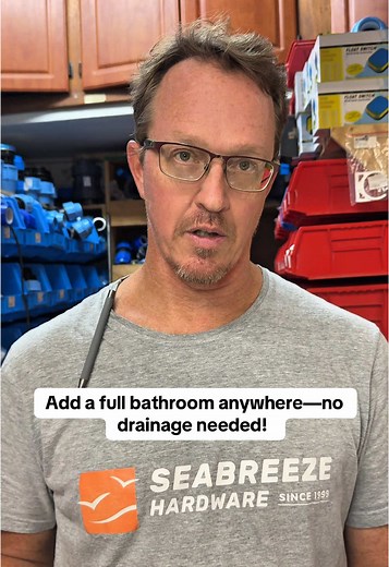 Add a full bathroom anywhere—no drainage needed! 🚽🚿 The Sanipro XR handles waste from your toilet, basin & shower with ease. 💪 Get yours today at Seabreeze Hardware! 🛠️ #amanzimtoti #kzntiktok #durbantiktok