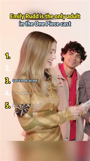 Emily Rudd is the only adult in the One Piece cast#EmilyRudd #OnePiece